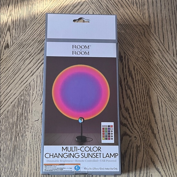 Multi-Color Changing Sunset Lamp - Picture 2 of 3